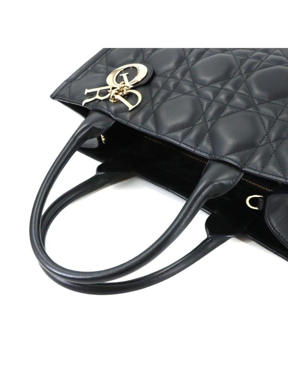 Dior Macro Cannage Book Tote 2-Way Shoulder Bag - Picture 6 of 10